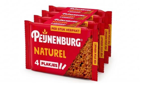 Peijnenburg ontbijtkoek naturel 4 stuks