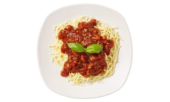 Zoutarm Spaghetti bolognese vegetarisch
