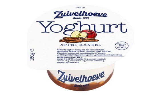 Yoghurt appel-kaneel