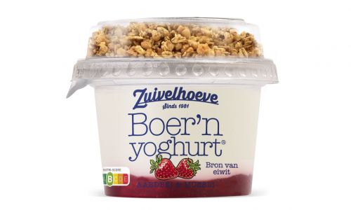 Boer'n yoghurt muesli aardbei